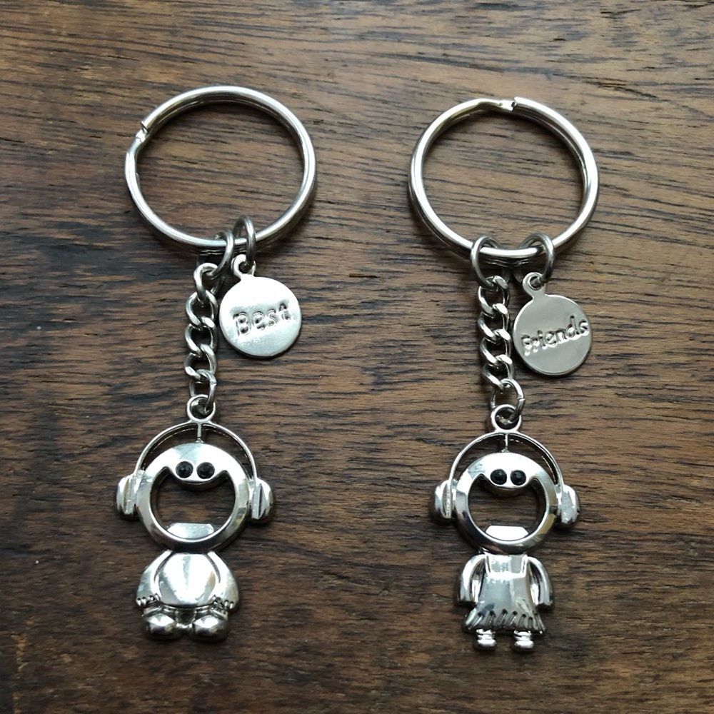 Best friend key chain set